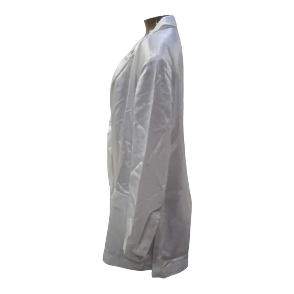 SER.OYA Ronin White Satin Oversized Blazer Jacket Medium NWT - Picture 12 of 16